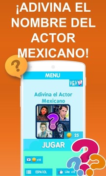 Adivina el actor Mexicano游戲截圖3