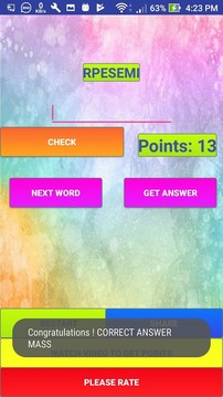 ANAGRAM WORD GAME游戲截圖3