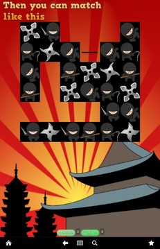 Free Matching Game: Ninjas游戲截圖3