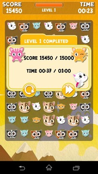 Lovely Kitty Crush :Game Match游戲截圖2