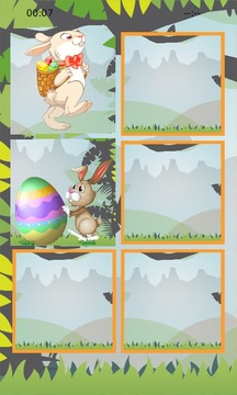 Easter Bunny Memory Puzzle游戲截圖2
