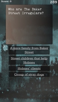 Sherlock Holmes Quiz游戲截圖2