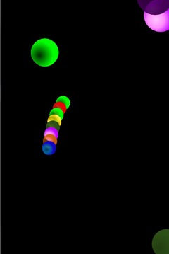 Simple Snake Game with Bubbles游戲截圖1
