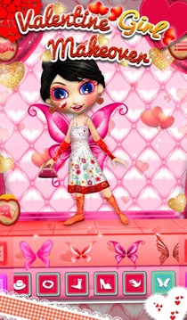Valentine Girl Makeover游戲截圖3