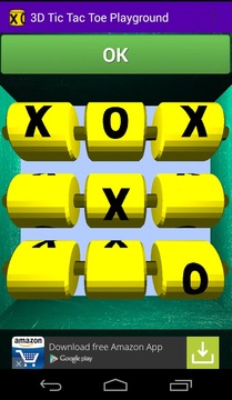 3D Playground Tic Tac Toe游戲截圖2