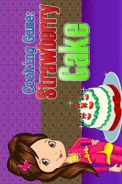 Cooking Game : Strawberry Cake游戲截圖1
