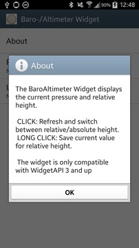 Barometer Widget for Sony SW2游戏截图2