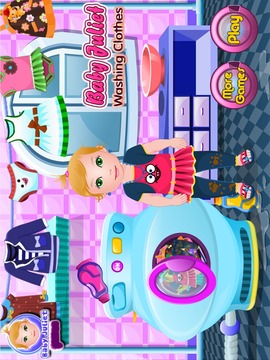 Baby Juliet Washing Clothes游戲截圖1