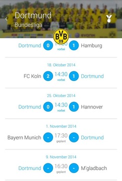 Bundesliga Fixtures游戲截圖4