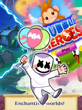 Marshmallow Hero Bubble游戲截圖1