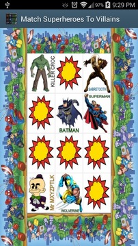 Superhero Memory Match游戲截圖3