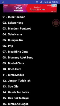 Lagu terbaru Bergek 2018 Offline游戲截圖1