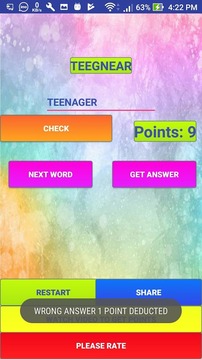 ANAGRAM WORD GAME游戲截圖2