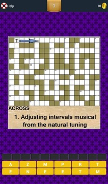 Music Crossword Puzzle游戏截图3
