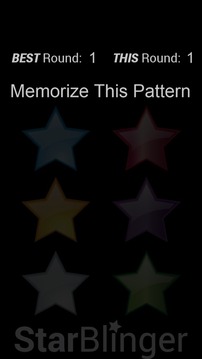 StarBlinger Memory Test Game游戲截圖2