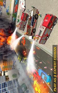Firefighter Rescue Engine Simulator 2018游戲截圖1
