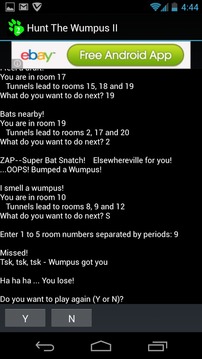 Hunt the Wumpus 2 (with ads)游戲截圖4