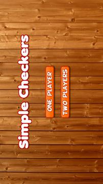 Simple Checkers Game游戲截圖1