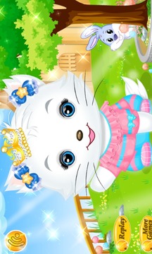 Princess Kitty Hair Salon游戲截圖4