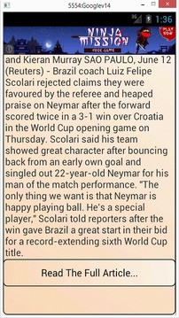 Soccer World Cup 2014游戲截圖3