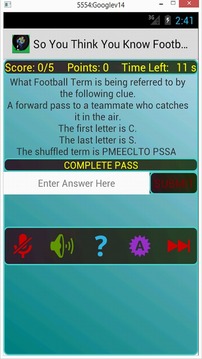 So You Think You Know Football游戲截圖5