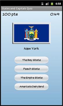 States and Capitals Quiz游戲截圖5