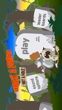 Whack A Zombie Not A Mole-Lite游戲截圖1