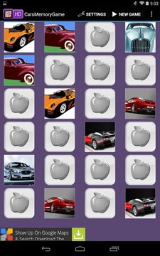 Cars Memory Game For Kids游戏截图4