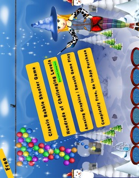 Magic Bubble Snow Witch游戲截圖1