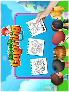Butterfly Coloring Book - Coloring Book For Kids游戲截圖1