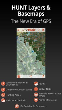 亨特应用:狩猎GPS地图游戏截图1