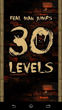 Real Man Jumps 30 Levels游戲截圖1