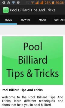 Pool Billiard Tips And Tricks游戲截圖4
