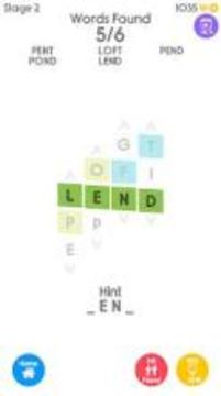 Wordflow - Radical Crossword Gameplay游戲截圖3