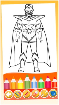 how to color ultraman zero fans游戲截圖1