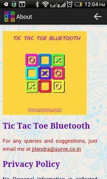 Tic Tac Toe Bluetooth游戏截图3