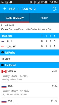 Hockey Canada Live Ice游戲截圖3