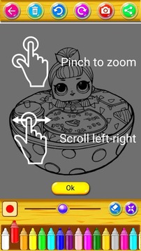 Coloring Pages for Surprise Dolls游戲截圖1