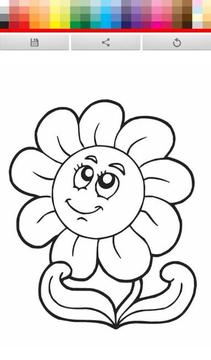 Flowers Painting Coloring game游戲截圖2