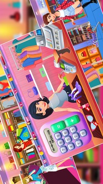 Super Shopping Mall Girls: Cashier Games游戲截圖1