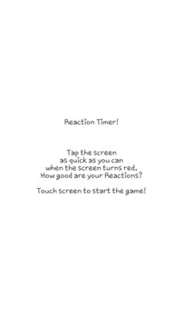 Reaction Timer Free游戲截圖1