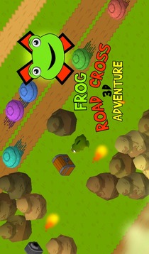 Frog Road Cross 3D Adventure游戲截圖3
