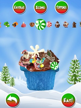 Christmas Cupcakes Maker FREE游戲截圖5