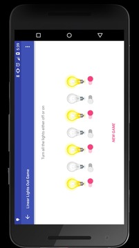 Linear Lights Out Game游戲截圖2
