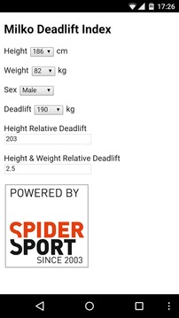 Milko Deadlift Index游戲截圖2