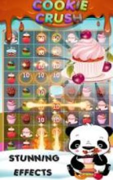 CupCake Crush : Free Cookie Cake Jam Game游戲截圖2