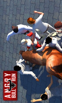 Angry Bull Run 3D simulator游戲截圖4