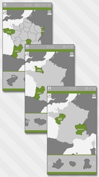 Enjoy L. France Map Puzzle游戲截圖2