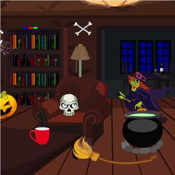 Halloween Witch Room Escape游戲截圖1