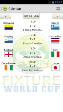 Brazil World Cup Fixture游戲截圖3